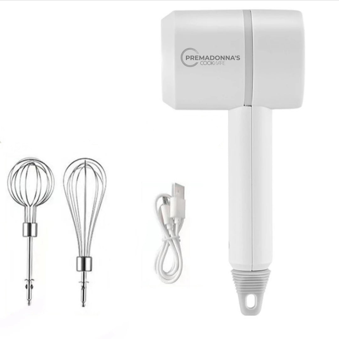 Cordless Rechargeable Hand Mixer – Premadonna Cookware