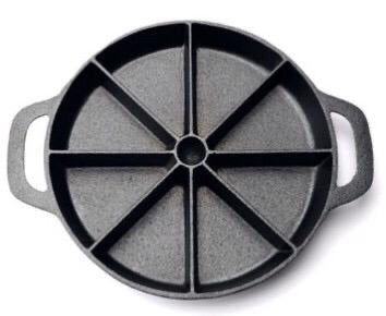 **100% perfect slice Cast Iron dish ! Cornbread pan